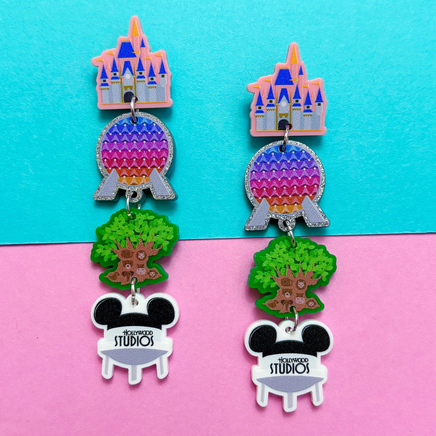 Florida Parks Tiered Drop Earrings