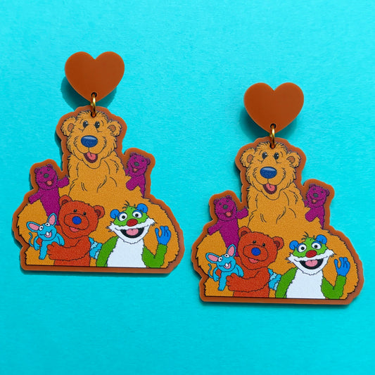 Bear & Friends Drop Earrings