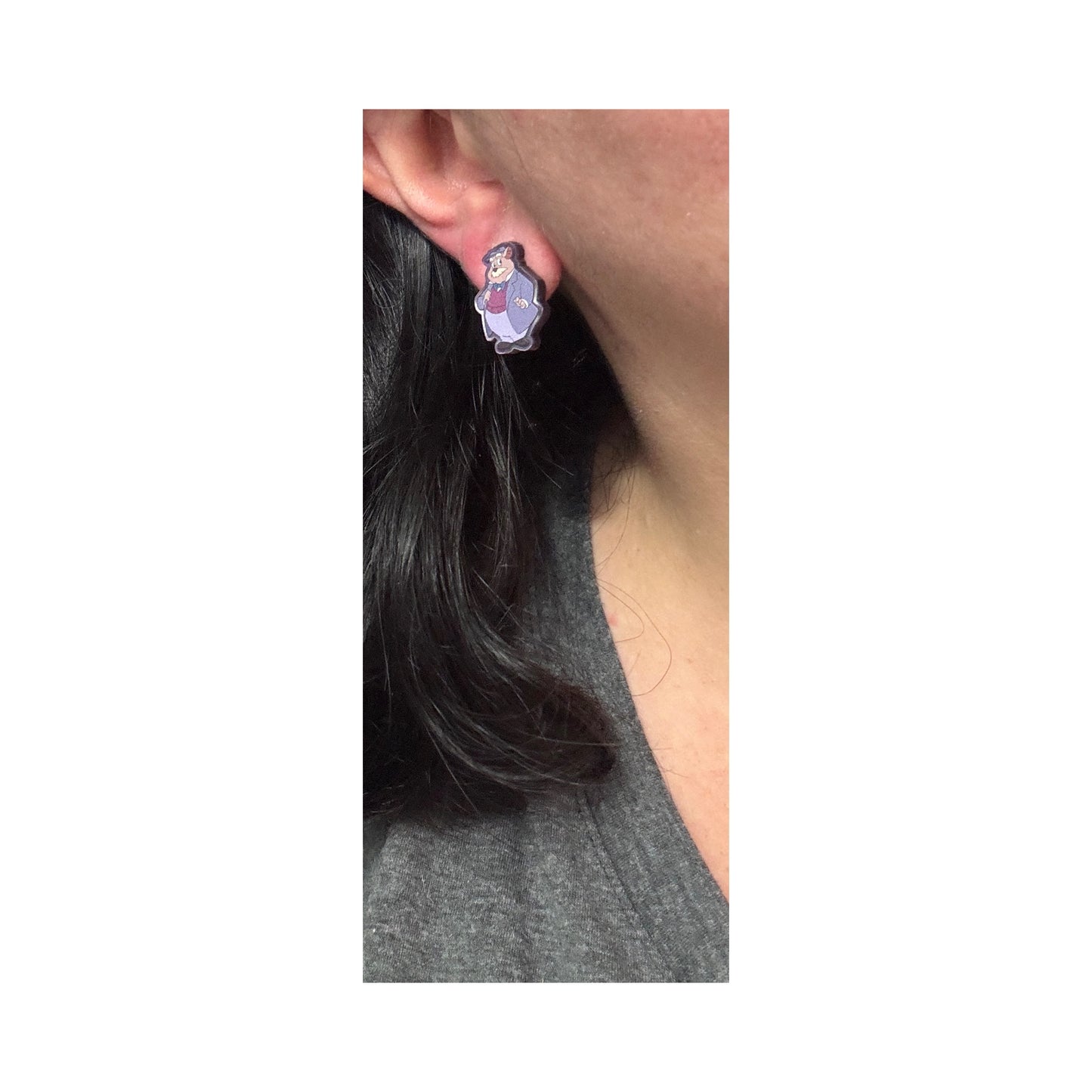 Mouse Detectives Post Earrings