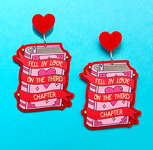 Fell In Love On The Third Chapter Drop Earrings