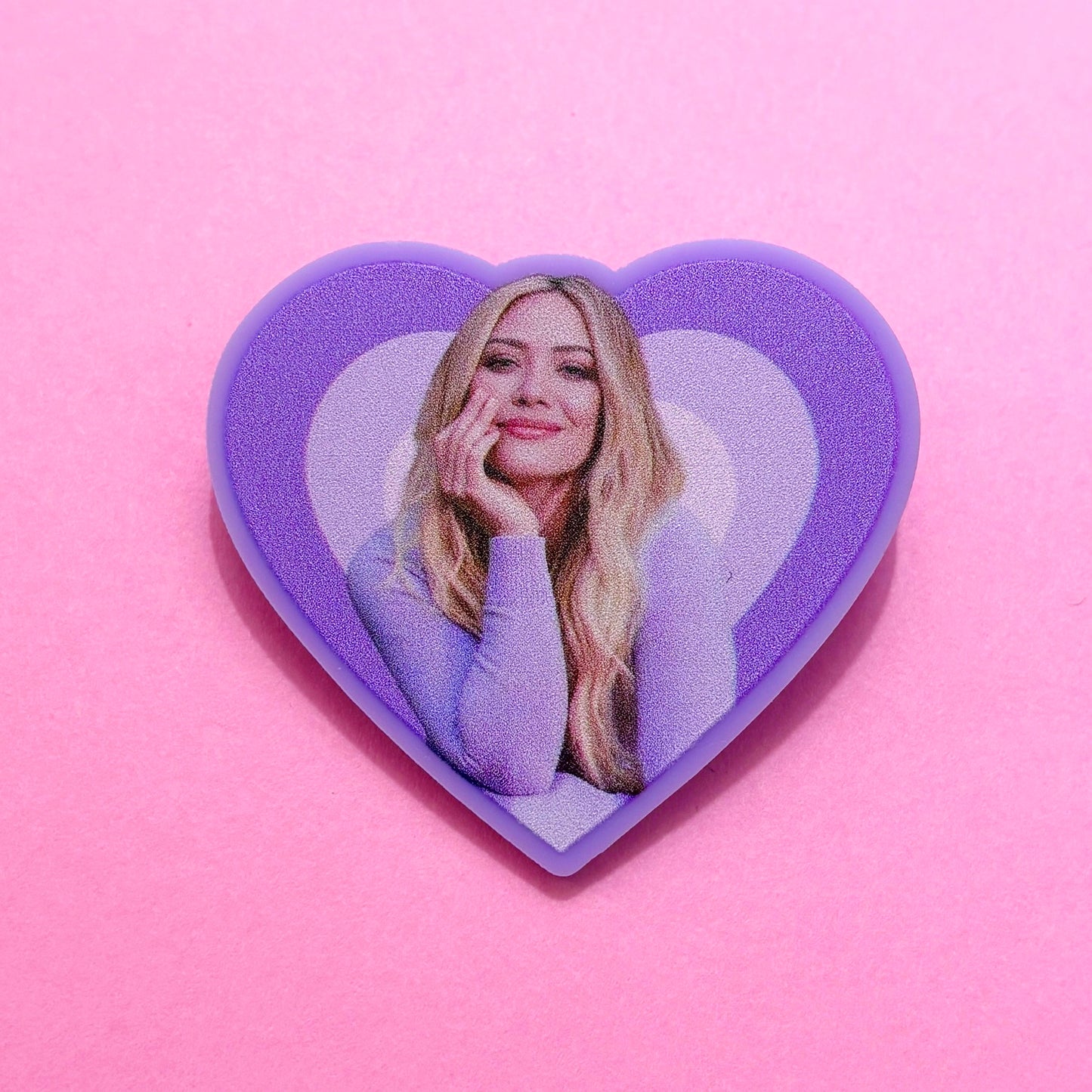 Hillary Heart Pin