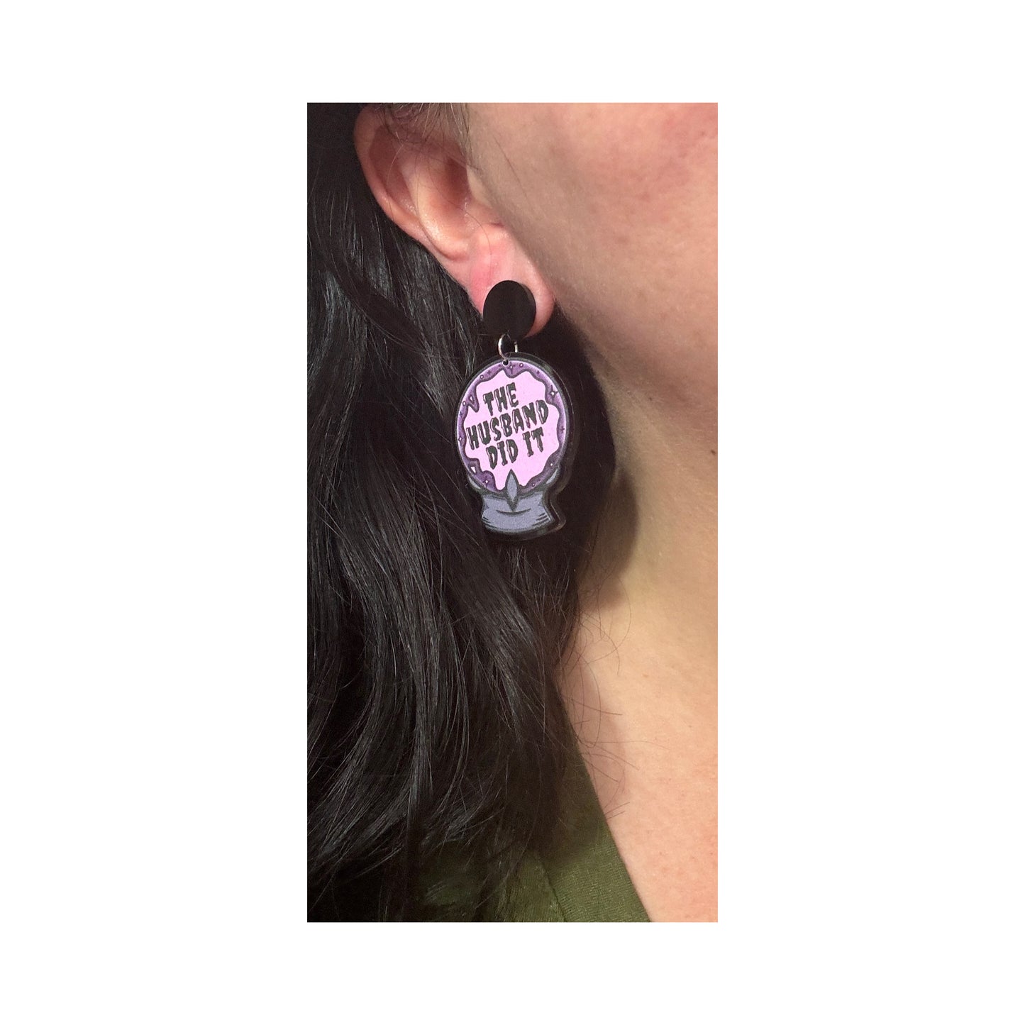 The Husband Did It Drop Earrings