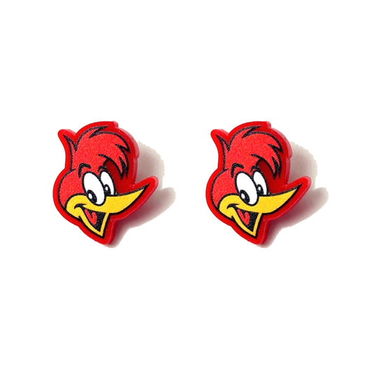 Woodpecker Post Earrings