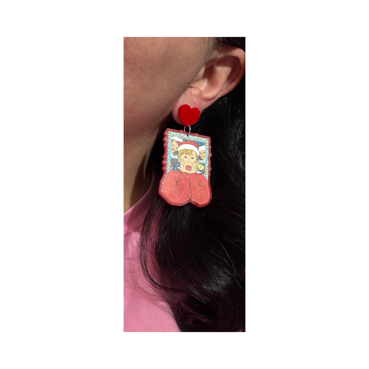 Home Alone Window Drop Earrings