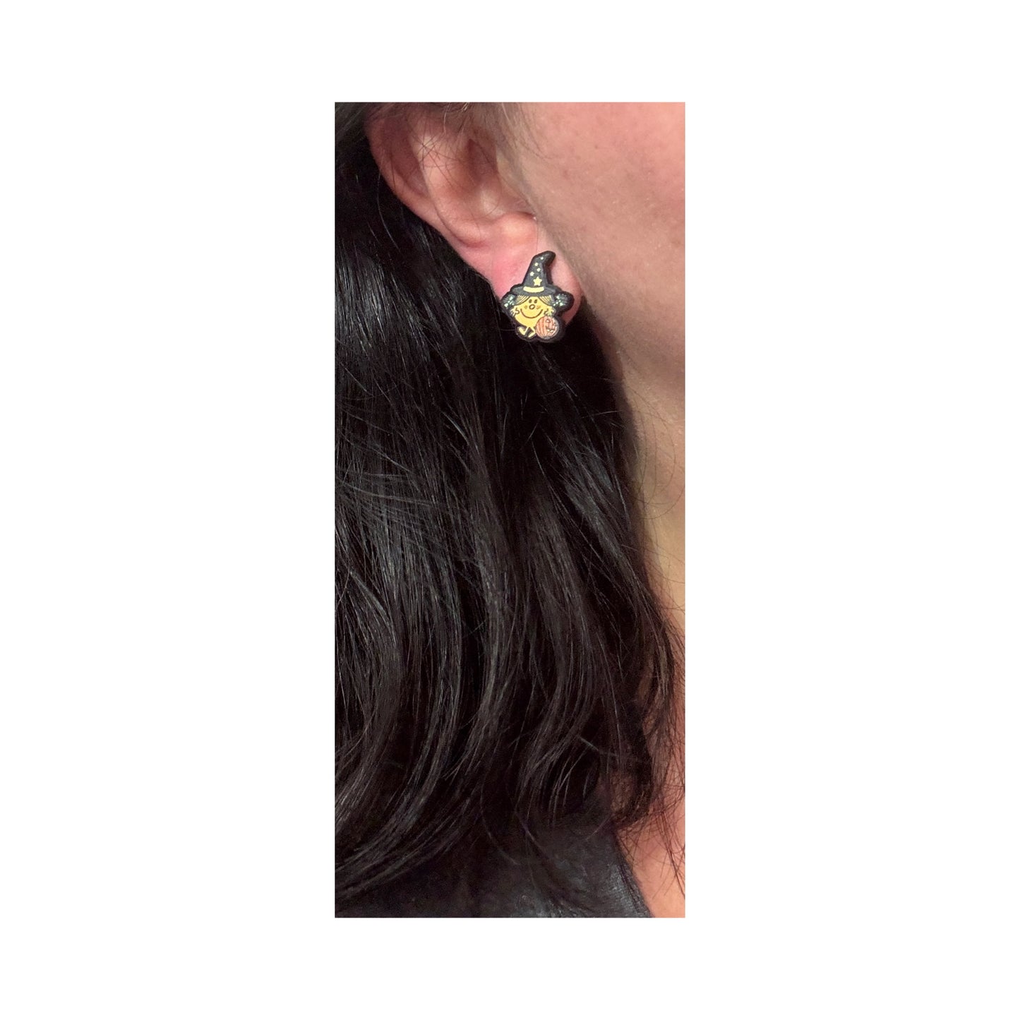 Little Miss Halloween Post Earrings