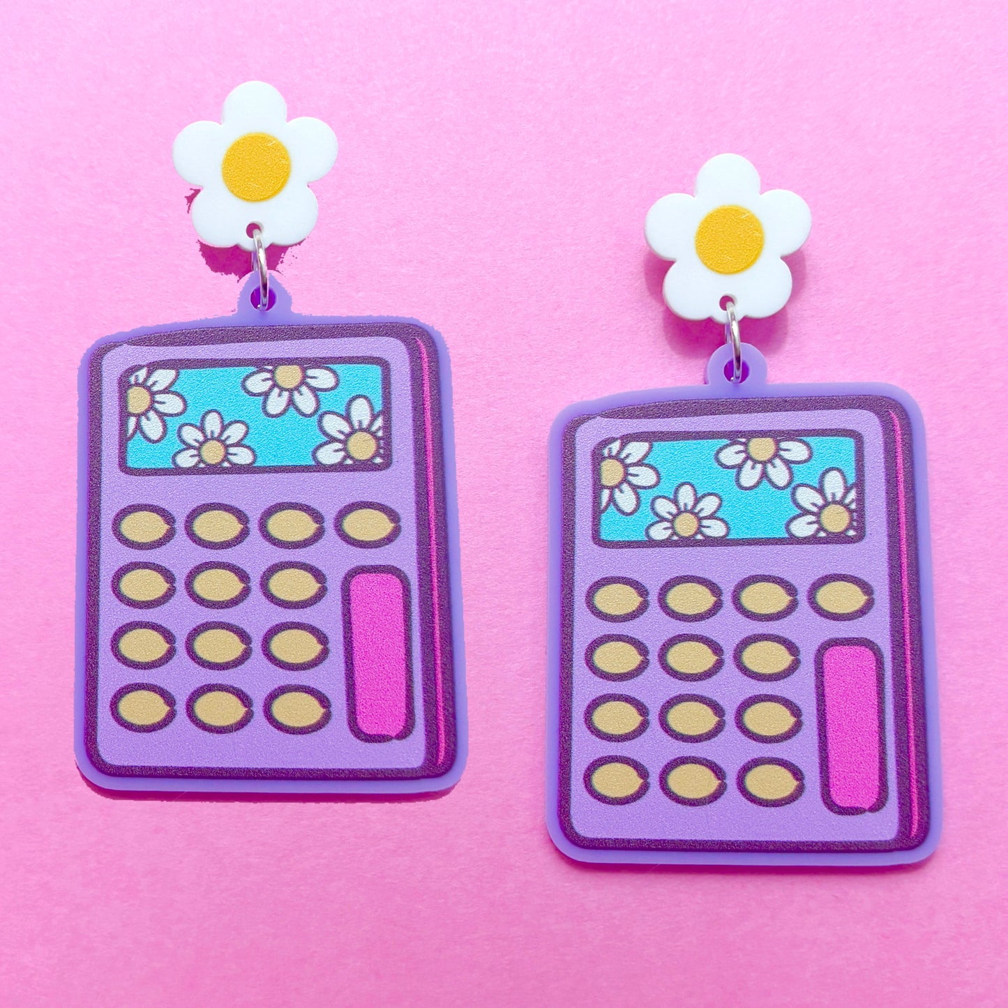 Groovy Calculator Drop Earrings
