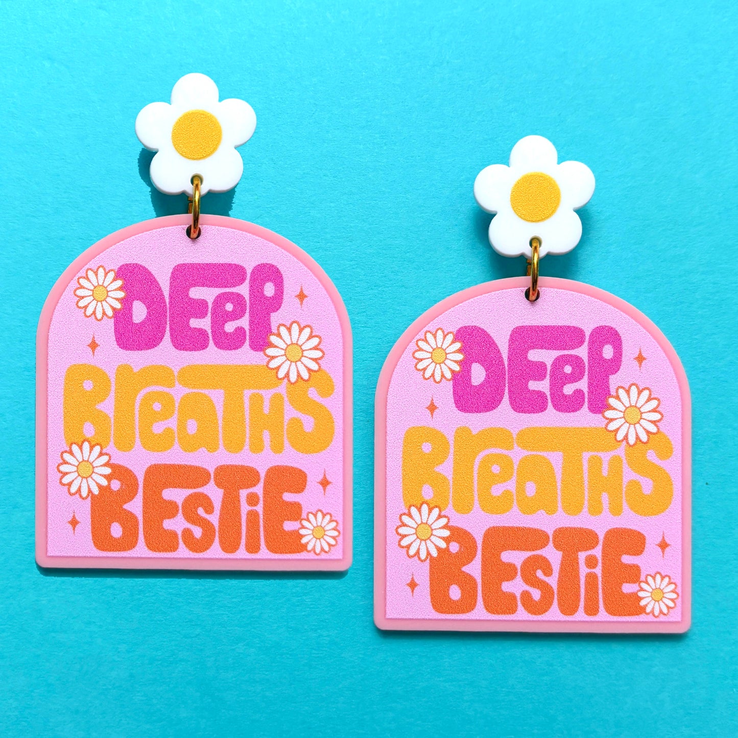Deep Breaths Bestie Drop Earrings