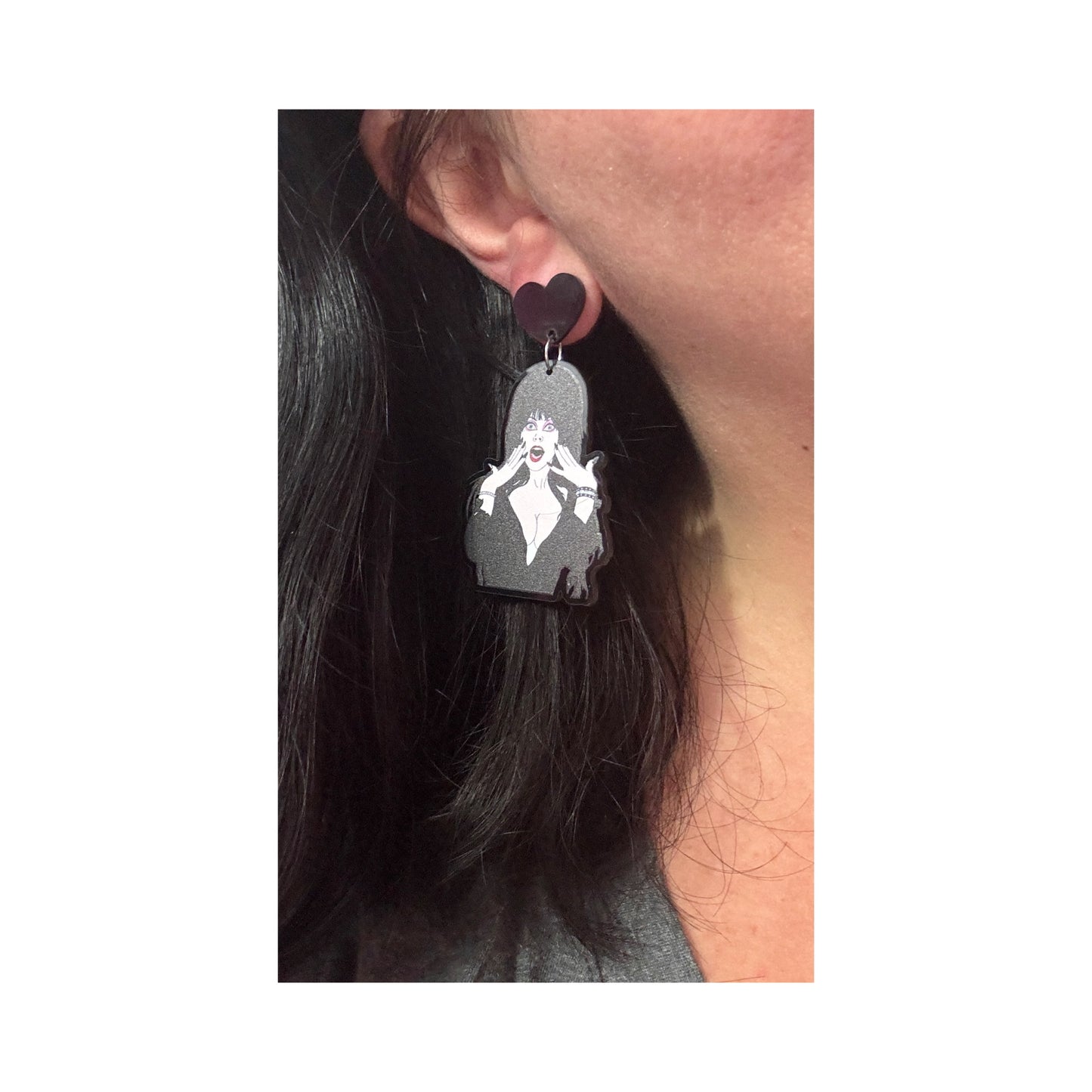 Mistress of The Dark Drop Earrings