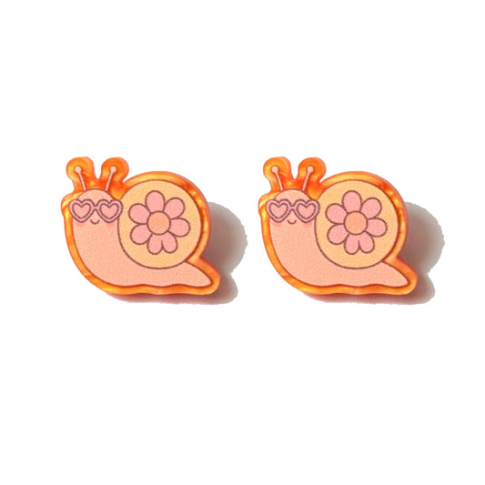 Groovy Snail Post Earrings