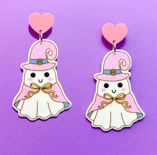 Pastel Witchy Boo Drop Earrings