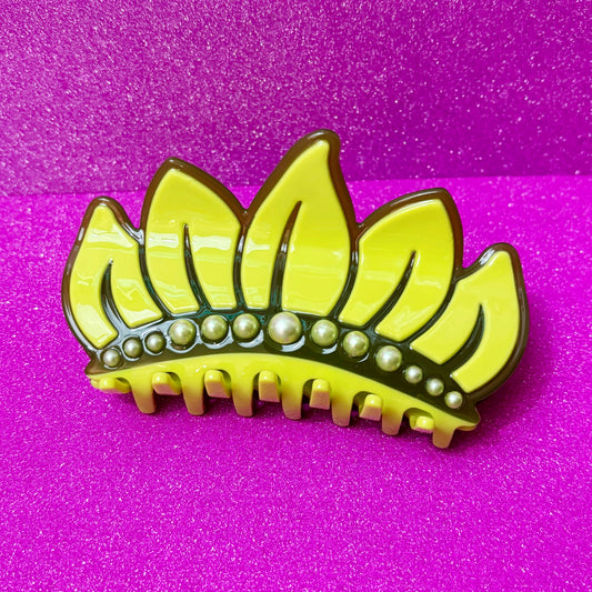 Bayou Princess Crown Claw Clip Large