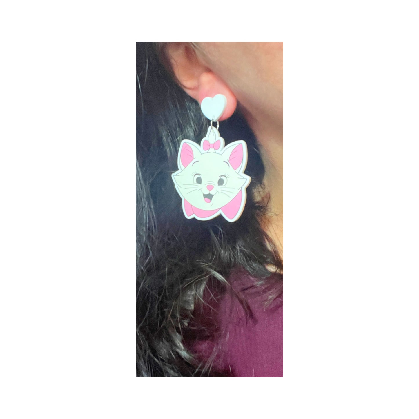 Marie Matte Drop Earrings