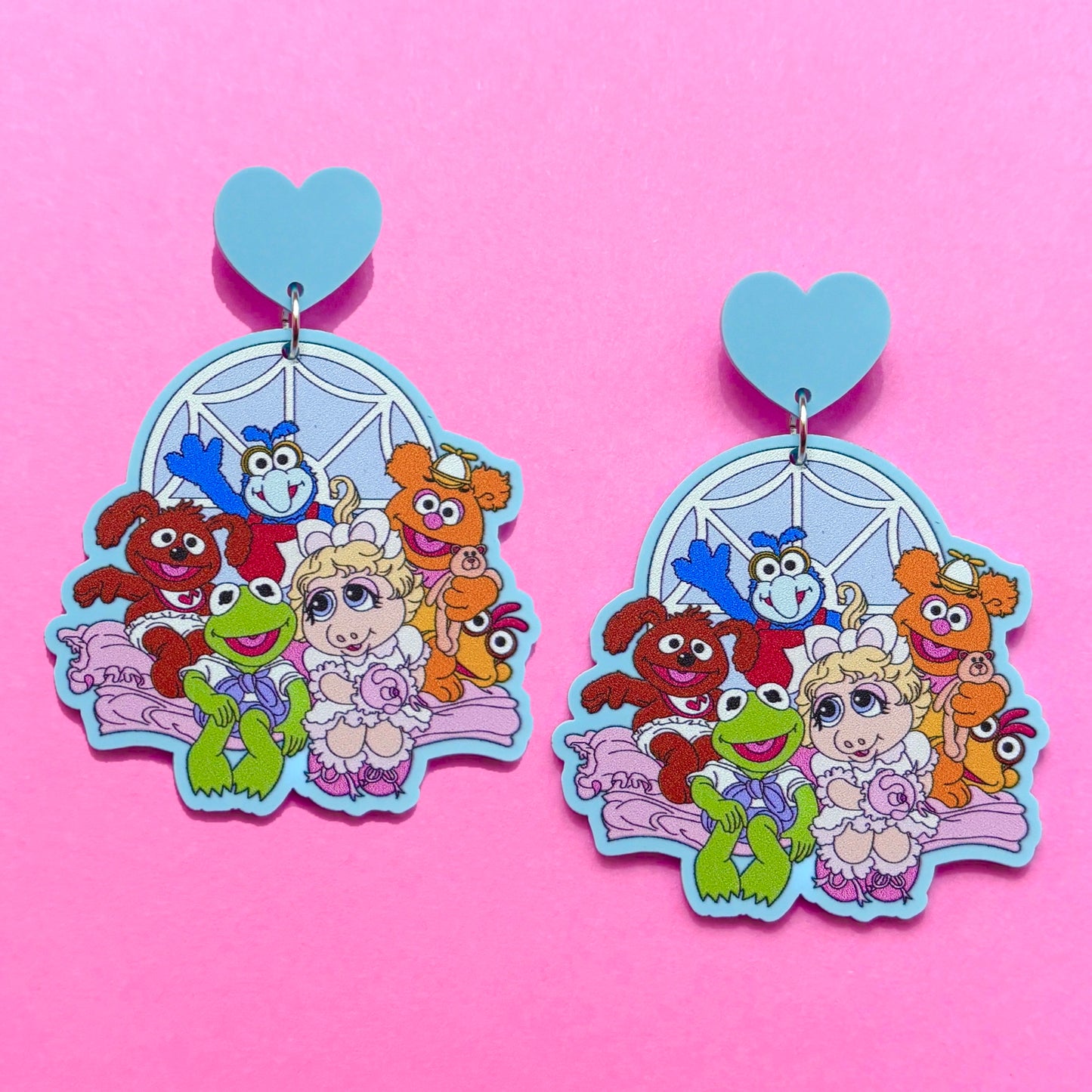 Puppet Babies Window Drop Earrings