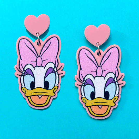 Lady Duck Drop Earrings