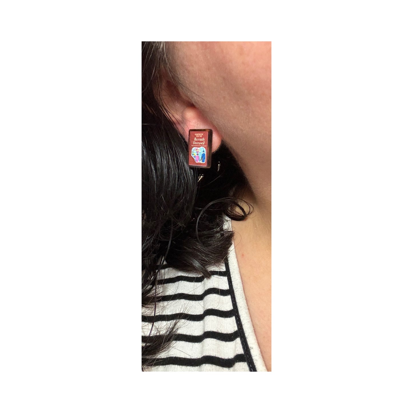 Handbook for the Recently Deceased Post Earrings