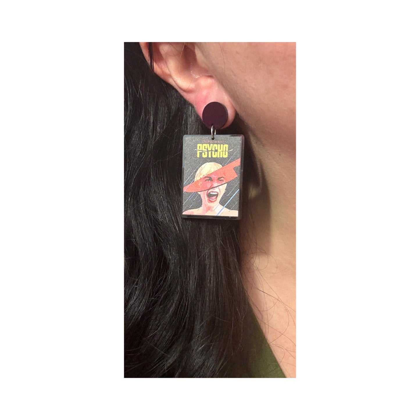 Psycho Movie Drop Earrings