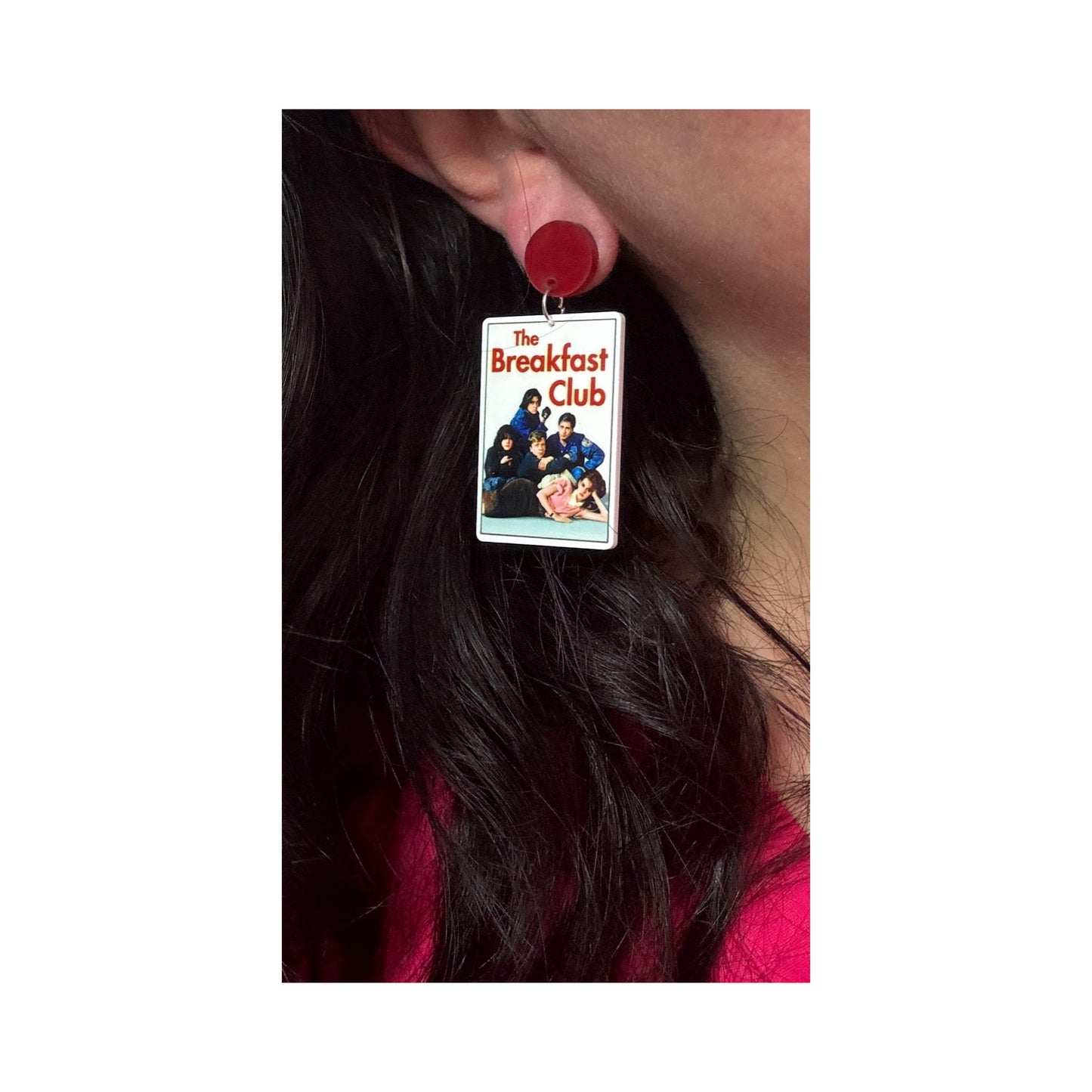 Breakfast Club Inspired Acrylic Drop Earrings