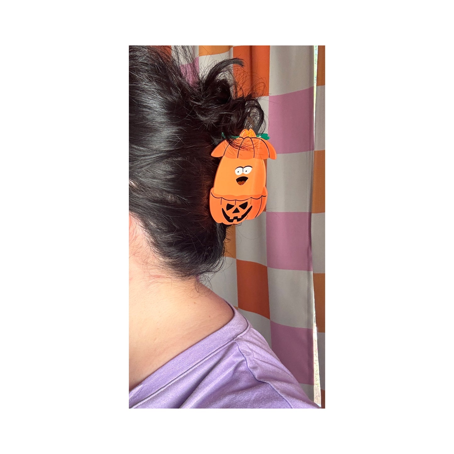 90s Pumpkin Nugget Claw Clip