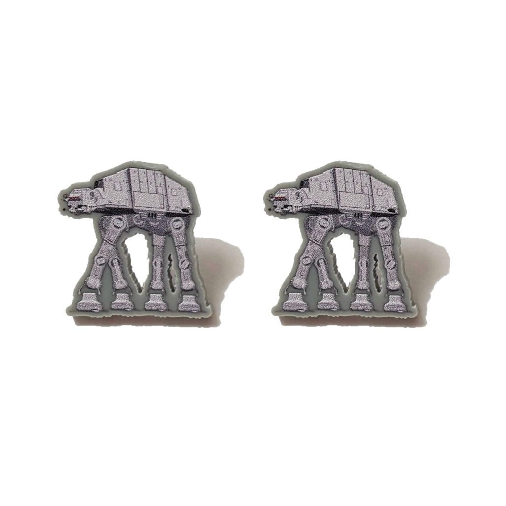 AT AT Post Earrings