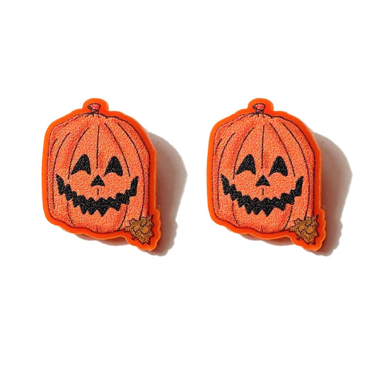 Pumpkin Trash Post Earrings