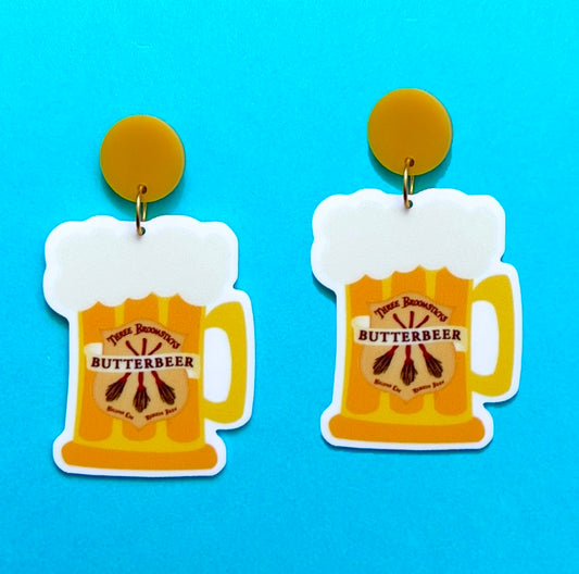 Wizard Beer Drop Earrings