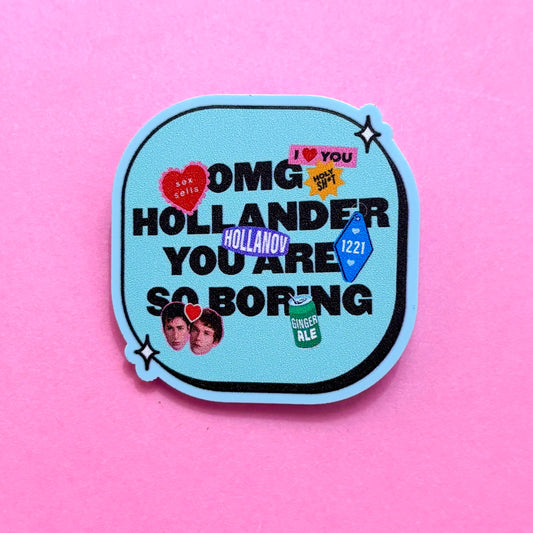 OMG Hollander Heart Pin