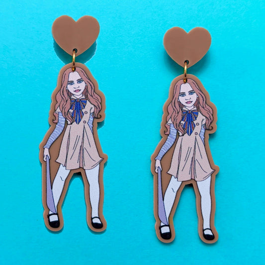 Friend ‘til the End Doll Drop Earrings