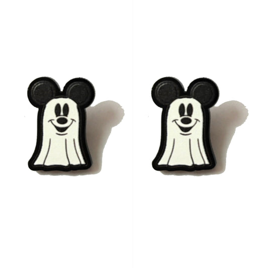 Mouse Ghostie Post Earrings