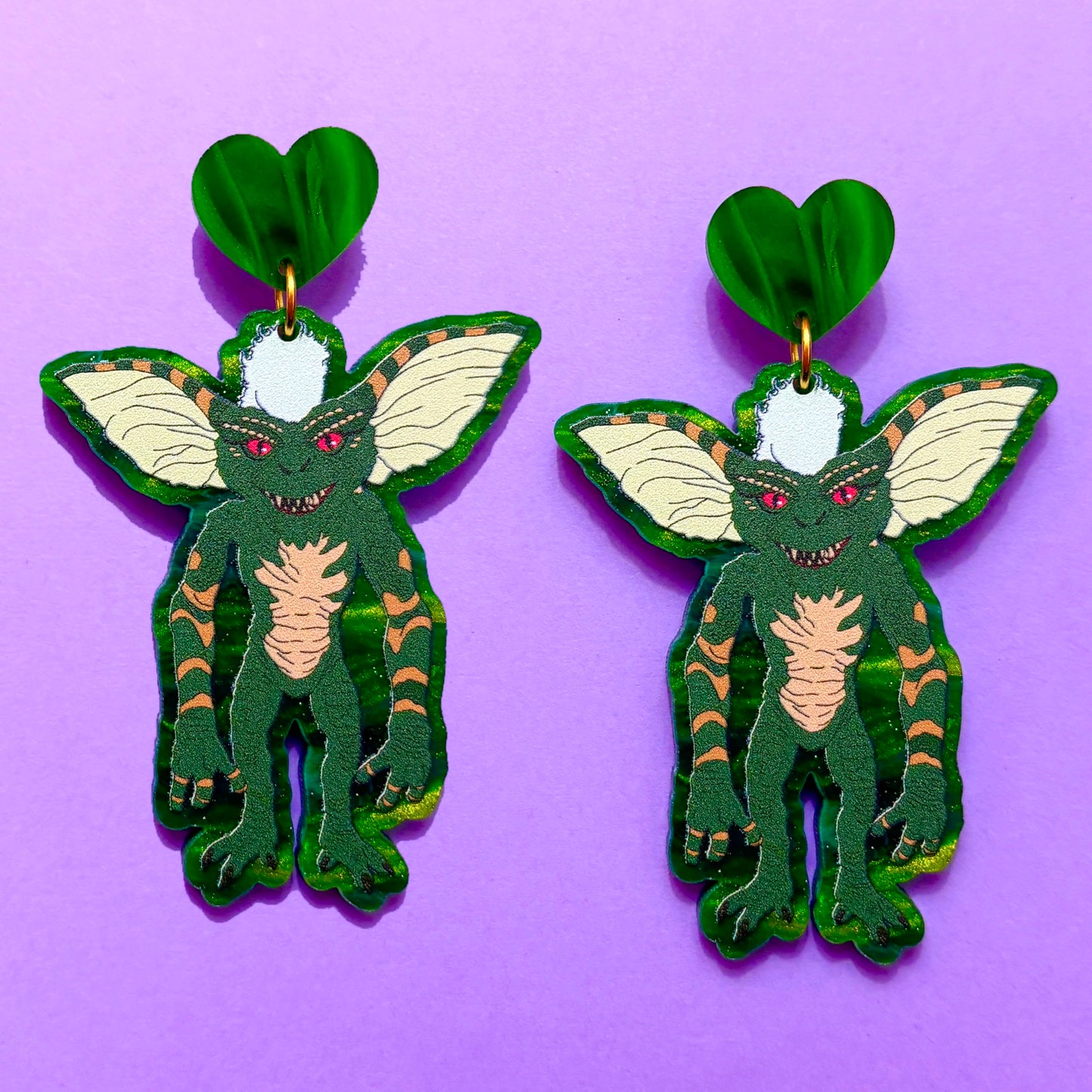 Evil Gremlin Drop Earrings