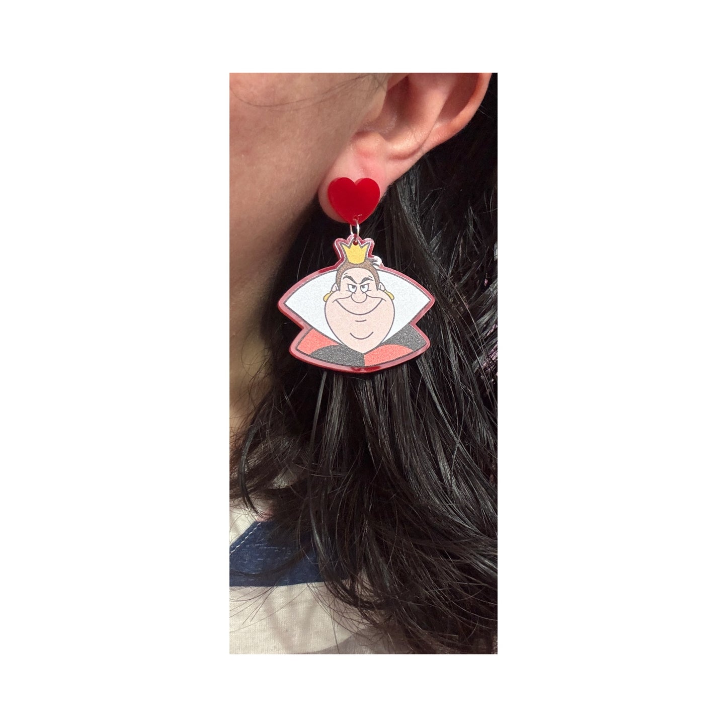 Queen Of Hearts Drop Earrings