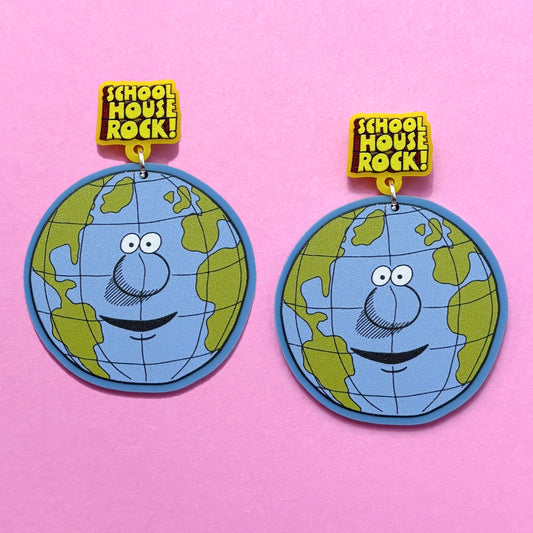 School House Earth Drop Earrings