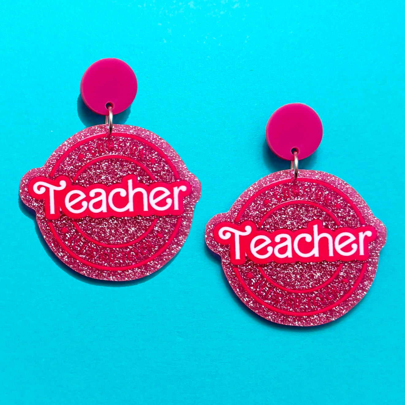 Sparkle Teacher Drop Earrings