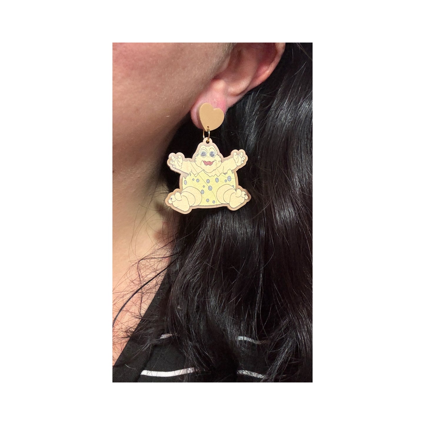 Baby Dino Drop Earrings