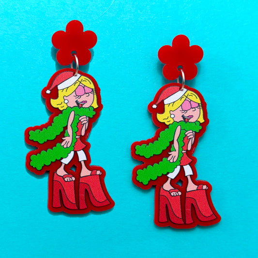 Christmas Lizzie Drop Earrings