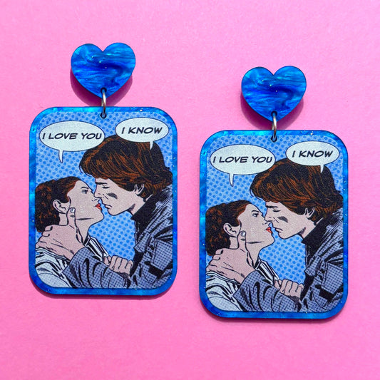 Galactic Love Drop Earrings