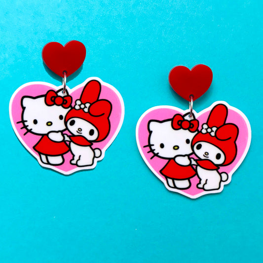 Kawaii Besties Drop Earrings