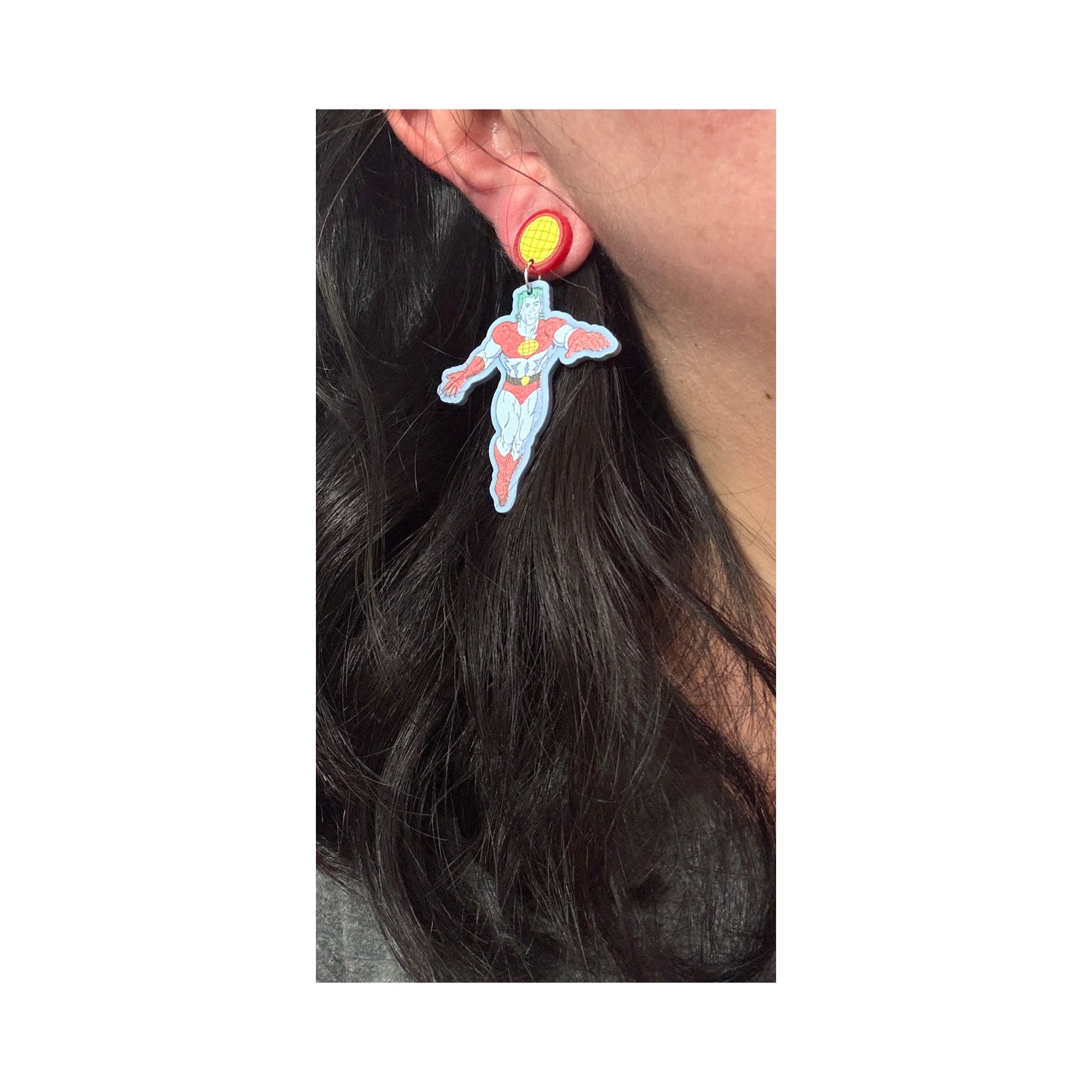 Captain Planet Drop Earrings