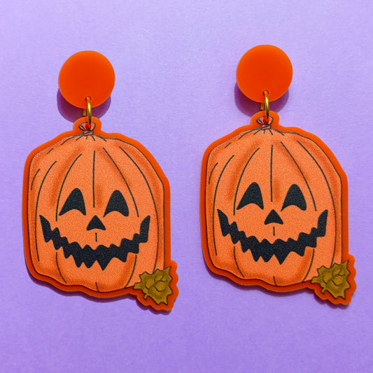 Pumpkin Trash Drop Earrings