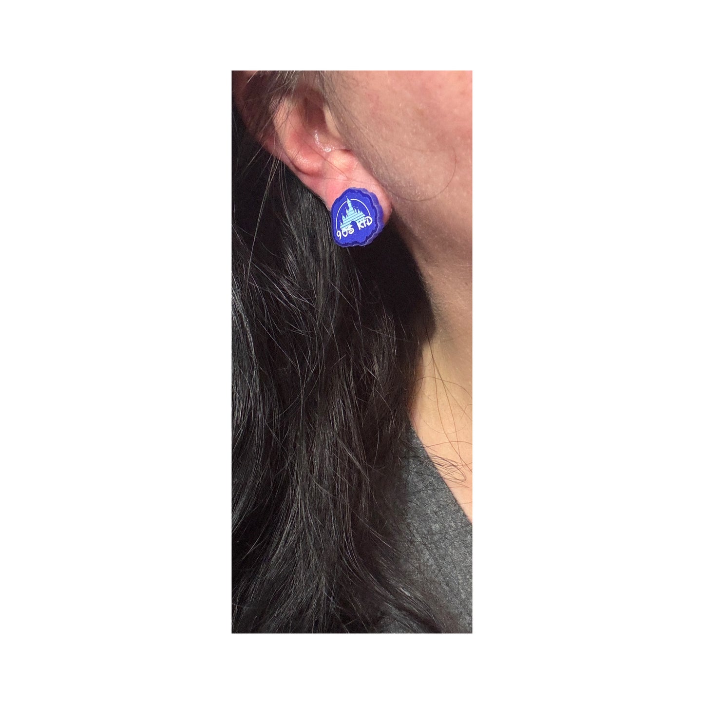 90s Castle Kid Post Earrings