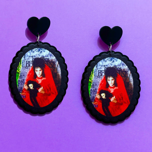 Lydia Cameo Drop Earrings