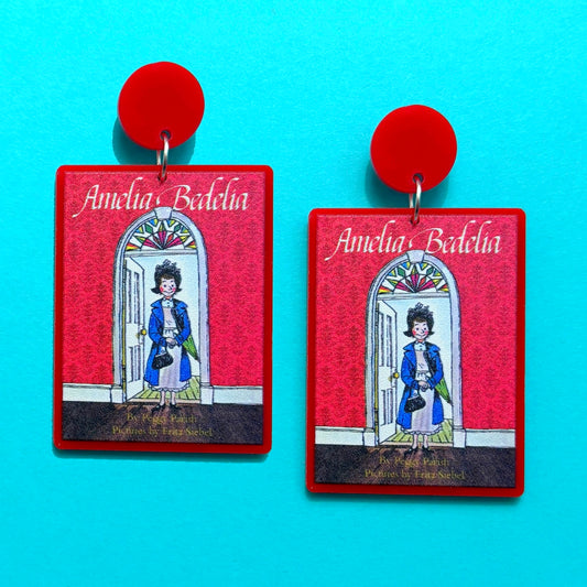 Amelia Bedelia Book Drop Earrings