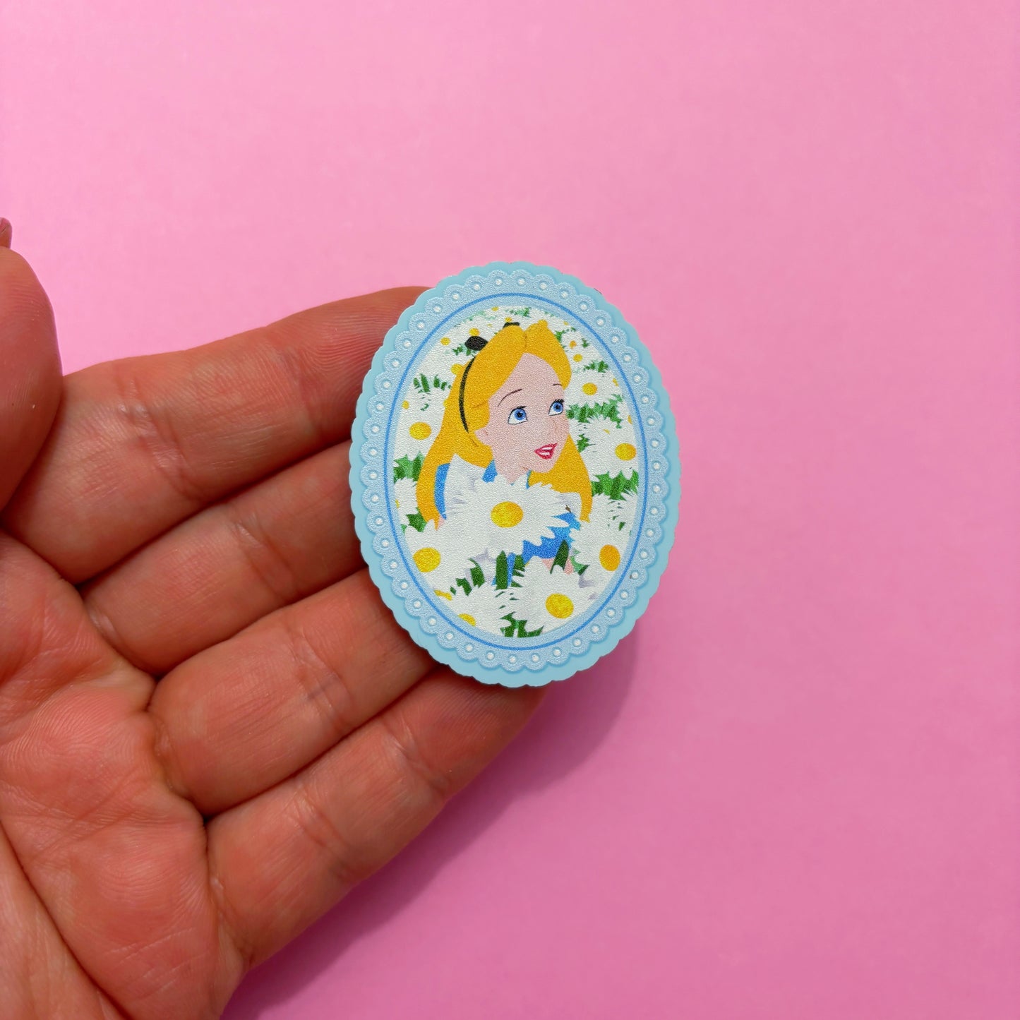Alice Floral Cameo Pin