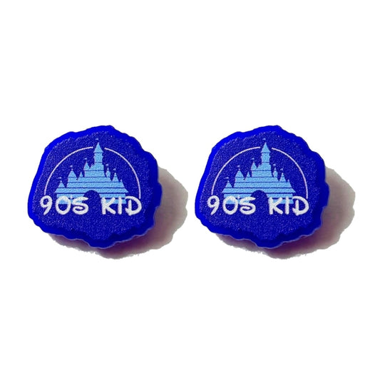 90s Castle Kid Post Earrings