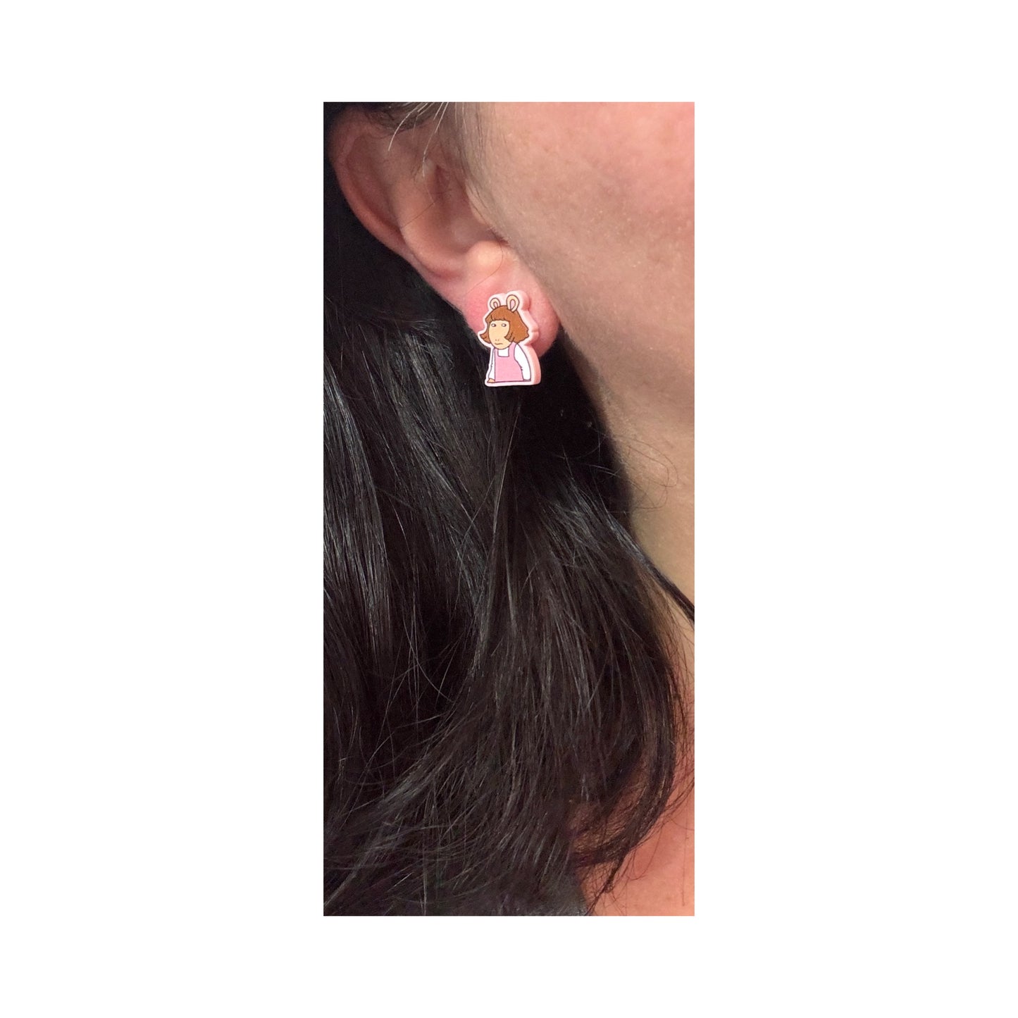Side Eye Queen Post Earrings