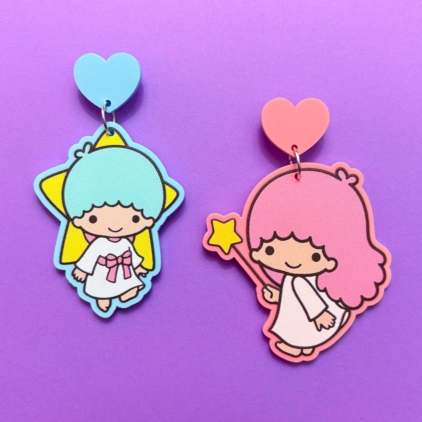 Twin Star Cuties Drop Earrings