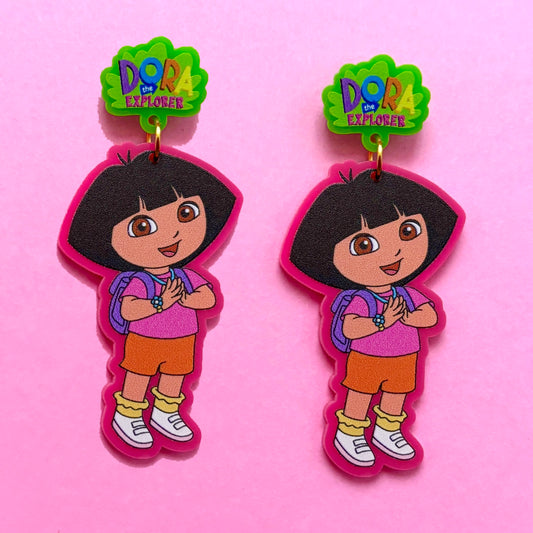 Explorer Girl Drop Earrings