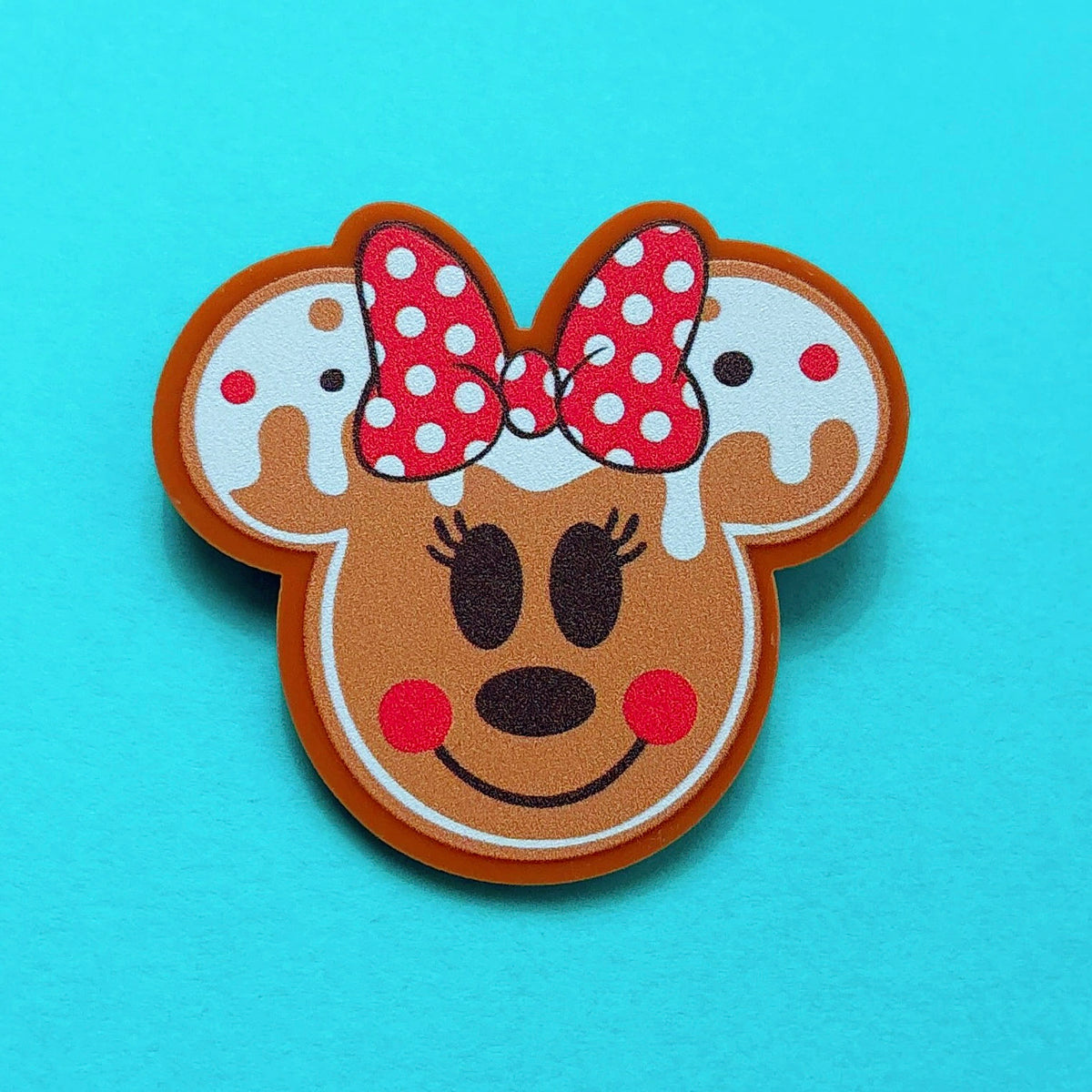 Minnie Frosted Gingerbread Pin