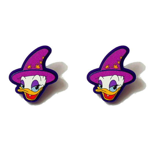 Witchy Duck Post Earrings