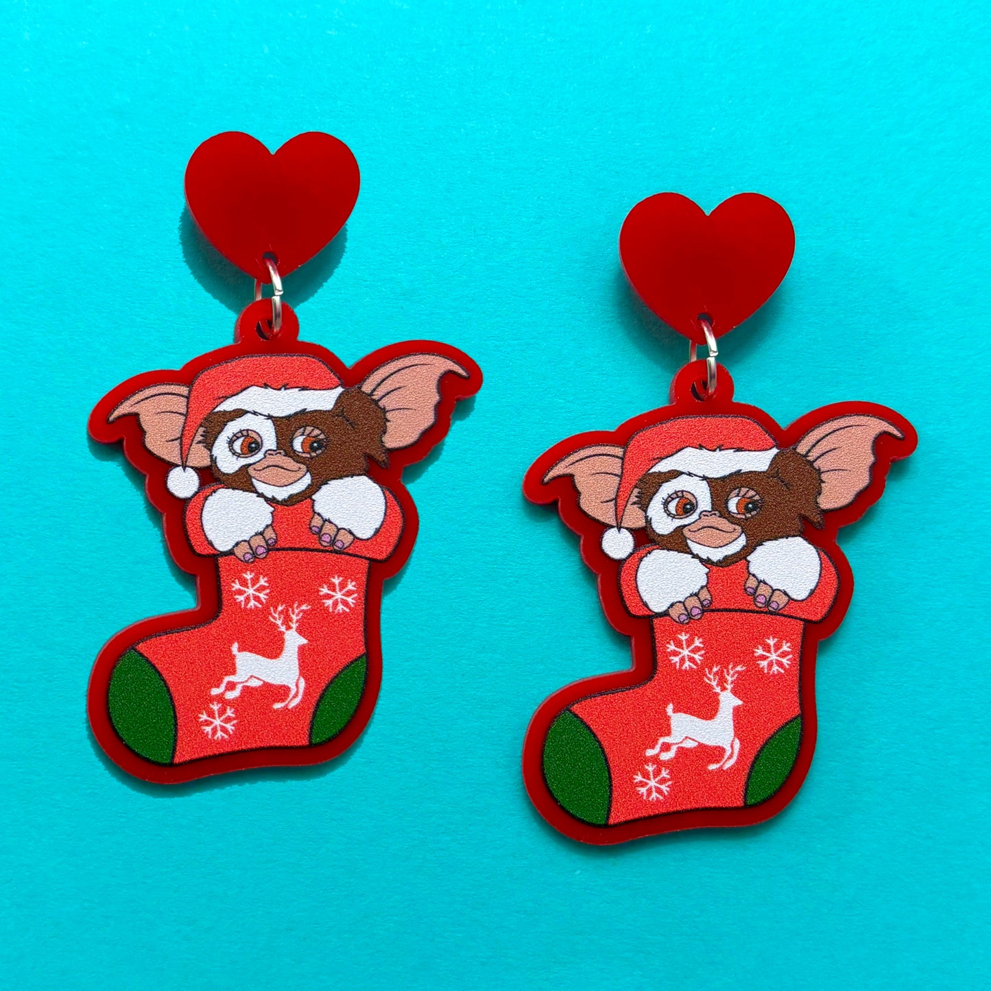Holiday Gremlin Drop Earrings