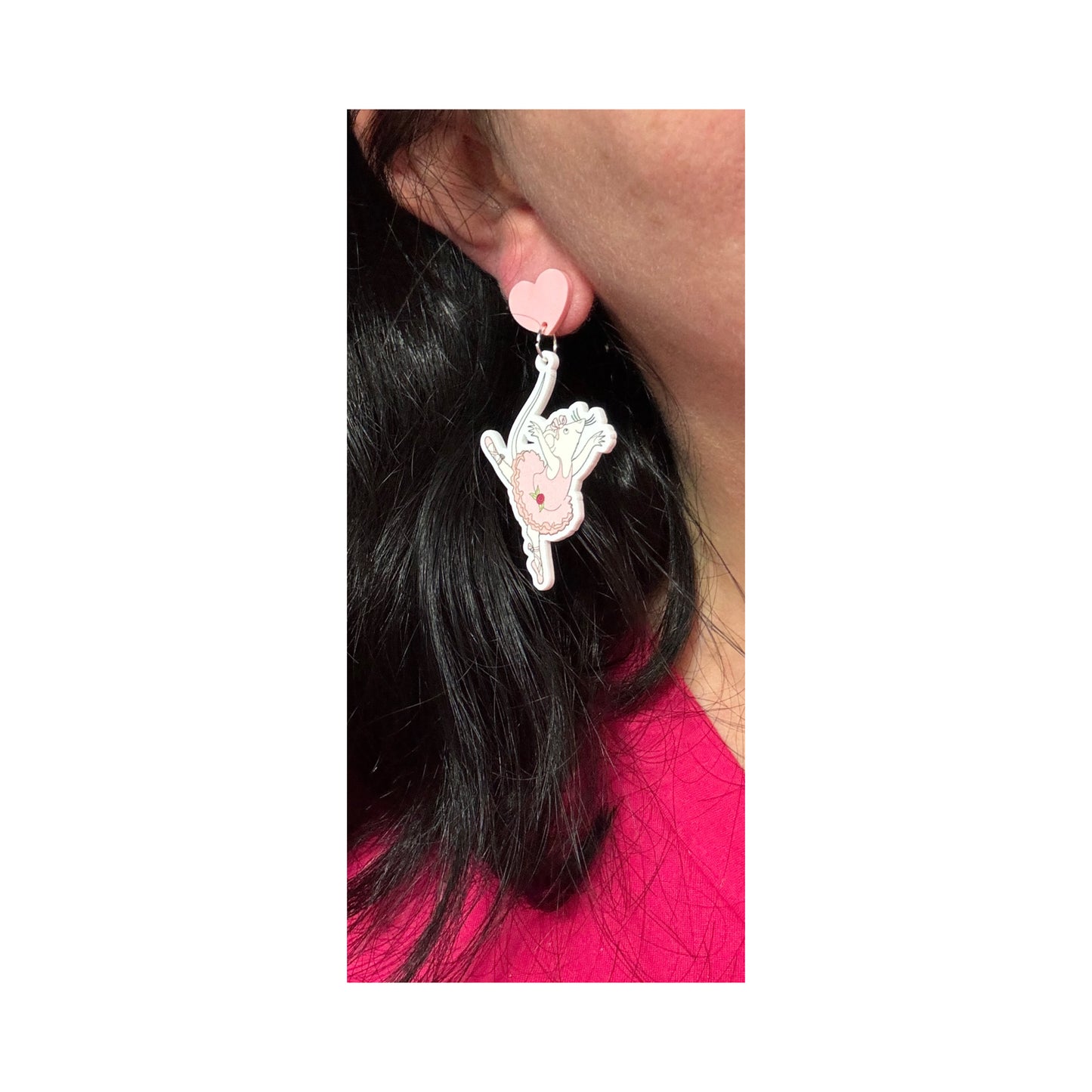 Angelina Ballerina Drop Earrings